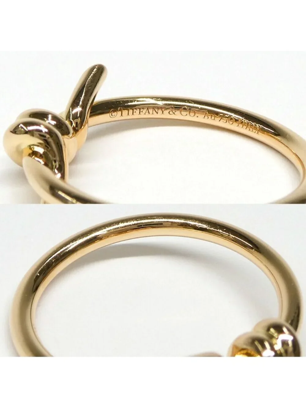 Tiffany & Co Knot Ring 18K Pink Gold